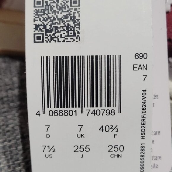 Brand New, Never Worn MENS Size 7.5 US Adidas Campus 00 Burgundy and White Shoes - Picture 7 of 8